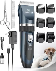 Dog Shaver Clippers Low Noise Rechargeable Cordless Electric Quiet Hair Clippers - Picture 1 of 6