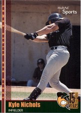 2002 South Bend Silver Hawks Multi-Ad #19 Kyle Nichols