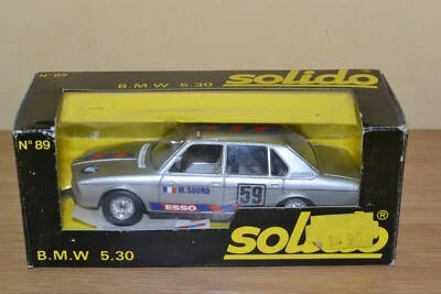 Винтажный в коробке Solido серебро BMW 5.30 номер 89; гоночный номер 59 - Изображение 1 из 4