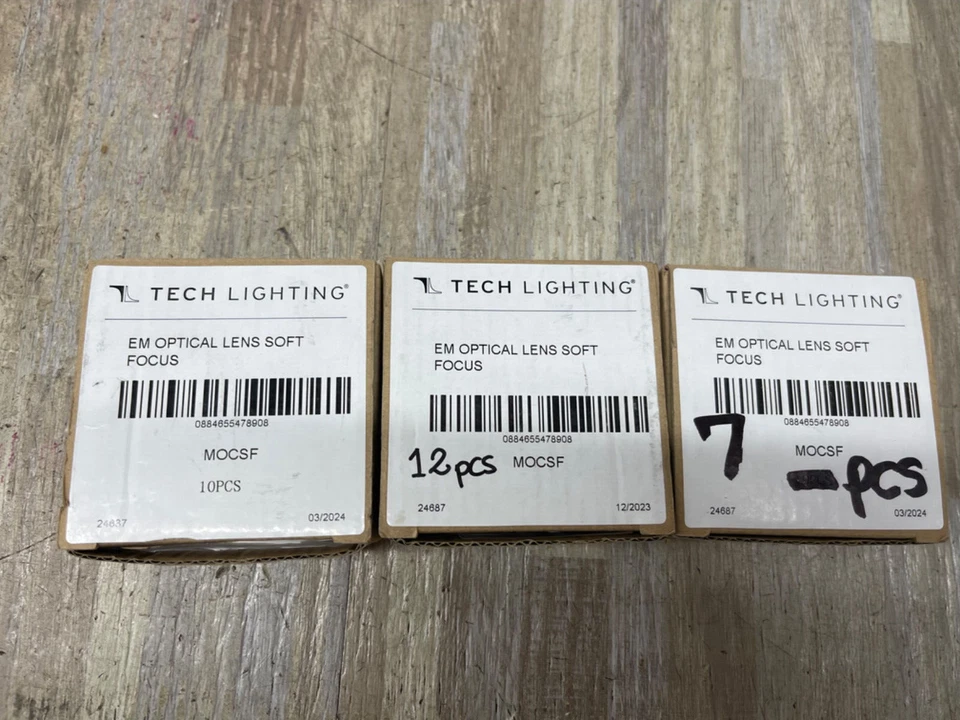 3 PACKS 28PCS Tech Lighting EM Optical Lens SOFT FOCUS NEW SEALED - Image 1 of 4