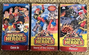 Rescue Heroes - Cave In, Meteor & Storm of the Century VHS, Fisher Price, 1999 - Bild 1 von 10