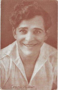 EXHIBIT CO. ARCADE ACTOR CARD 1910's CRANE WILBUR!! RARE CARD!!