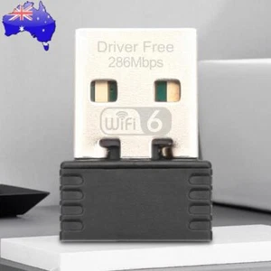 WIFI6 Mini WiFi Dongle USB WiFi Adapter Free Drive 2.4GHz for PC/Laptop/Desktop - Afbeelding 1 van 12