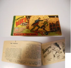 STRISCIA CAPITAN MIKI 1° SERIE N.12 IL SEGRETO DI FALCO TONANTE ED. DARDO 1951 - Imagen 1 de 1