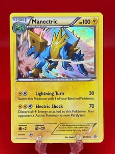Pokémon TCG Manectric 61/160 Holo Rare XY Primal Clash X&Y English 2015 LP - Picture 1 of 2
