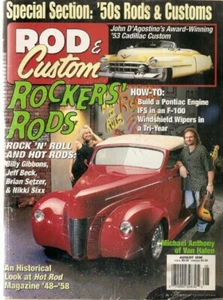 ROD & CUSTOM 1998 AUG - B SETZER, B GIBBONS, NIKKI SIXX, M ANTHONY, BECK - Bild 1 von 1