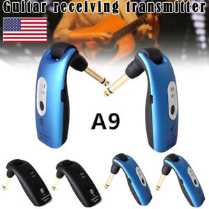 2.4GHz Wireless System USB Rechargeable Transmitter Receiver for Electric Guitar