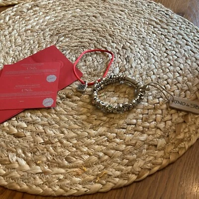 Brazalete elástico UNO De 50 enchapado en cristal de ley Little George Monkey retirado  Foto 1 de 4