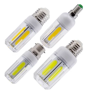 COB LED Corn Bulb E27 E26 E12 B22 E14 12W Ultra Bright Light Home Decor Lamp - Picture 1 of 22