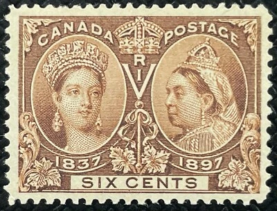 CANADA NO 55, QUEEN VICTORIS JUBILEE ISSUE, VF MINT H, (KF154) - Image 1 of 2