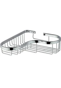 FVRTFT Shower Rack / Shelf, Wall Mounted Corner Caddy. 10"... Polished Chrome  - Picture 1 of 6