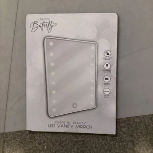 VANITY MIRROR WITH 16 LED LIGHTS AND SMART TOUCH SENSOR Light Blue - Picture 1 of 2