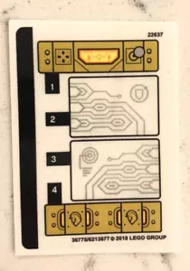 LEGO STICKER SHEET for 72001 Lance's Hover Jouster, New & Genuine - Picture 1 of 1