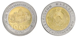 Uzbekistan 1000 Som, 2022, N #350296, Mint - Picture 1 of 3