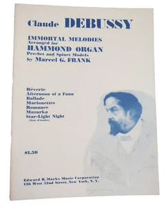 Claude Debussy Immortal Melodies Song Book VTG 1960 Hammond Organ Pre-Set Spinet - Picture 1 of 6