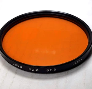 Genuine Hoya 82mm 85B 85-B 85 B Color Conversion Glass Lens Filter Japan 82 mm - Picture 1 of 13