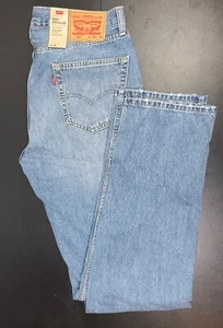 Levi's Men's 505 Regular Fit Jeans - Light Wash - Picture 1 of 11