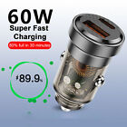 Car Charger Adapter Creative Fast Charging Qc3.0 Double Auto Charger Anti-rust