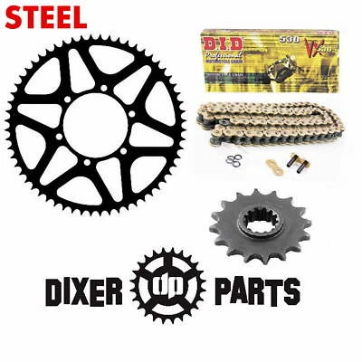 Chain drive kit 15/65 + GOLD DID chain 530 VX - Honda CBR 929 954 Fireblade (00- - Image 1 of 4