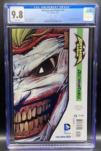 Batman And Robin The New 52 #15 D.C. Comics 2/13 CGC Graded 9.8 - Picture 1 of 2