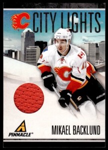 2010-11 Panini Pinnacle City Lights Materials Mikael Backlund 485/499 Calgary