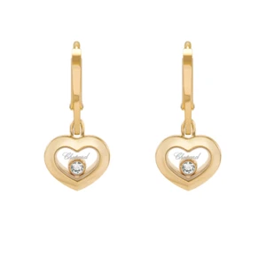 Pendientes de diamantes de oro amarillo con iconos de diamantes felices de Chopard 83A054-0301 - Imagen 1 de 3