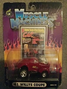 NEW Funline Muscle Machine 1/64 Scale Red '41 Willys Coupe - Picture 1 of 3