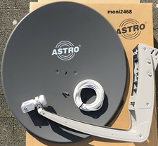 Astro Satellitenanlage,78cm, Ein-Kabel-LNB (24Teilnehmer), neu, für UHD und 4k