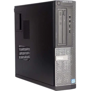 Dell Desktop Computer SFF Intel i5 8GB RAM 1TB HDD 20in LCD Windows 10 Wi-Fi - Picture 1 of 5