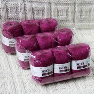 Sale 9 Ballsx50gr LACE Rugs Acrylic Wool Cashmere Hand Crochet Knitting Yarn 904 - Picture 1 of 23