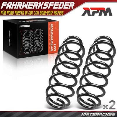 2x Federn Fahrwerksfeder Hinterachse für Ford Fiesta VI CB1 CCN 2012-2017 RA7136 - Bild 1 von 4