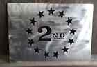 2 ND American flag stencil wooden flag star stencil steel 10.5 x 14.82 cnc 2ND