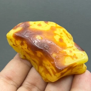 Big Baltic Amber from Poland yellow butterscotch raw natural Amber vintage - Picture 1 of 11
