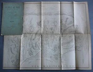 Le Climat de Nice (réponse à ses détracteurs), par le Dr M. Odin. E.O. 1887 - Foto 1 di 1