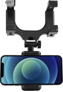 Power to Go360 Rotation Car Rearview Mirror Phone Mount - Picture 1 of 9