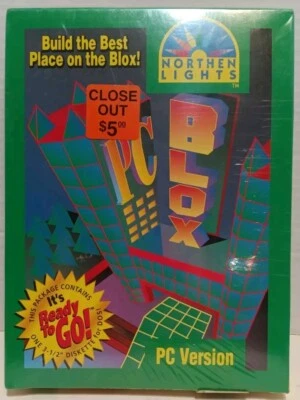 Northern Lights Build Blox PC Game BRAND NEW SEALED 3.5Diskette for MS-DOS Rare - Image 1 of 4