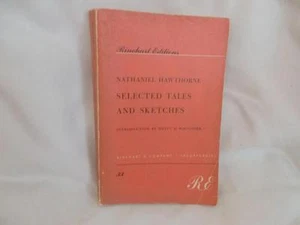 1958 Nathaniel Hawthorne Selected Tales and Sketches Paperback - Picture 1 of 1