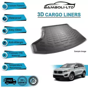3D CARGO LINER BOOT LINER REAR TRUNK MAT FOR Kia Sorento 2016-UP 5 SEATS - Bild 1 von 4