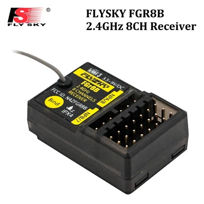 FLYSKY FGR8B 2.4GHz 8CH Receiver for Transmitter PL18/ NB4 /NB4 Lite RC Car Boat - Image 1 of 4