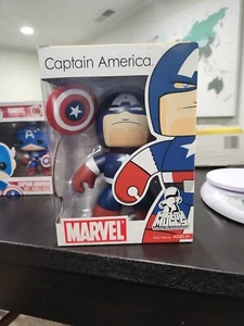 Marvel Mighty Muggs Captain America Marvel Collectible Figurine New In Box - Picture 1 of 6
