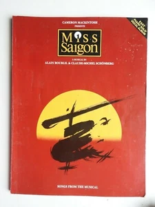 Miss Saigon: Songs from the Musical - Easy Piano Solo / Vocal Album PB - Picture 1 of 4