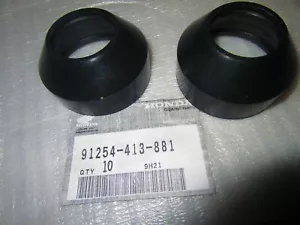 New Honda CB360 CB400 CM400 CB450 CX500 TL250 Fork Dust Seal Qty2 91254-413-881 - Picture 1 of 5