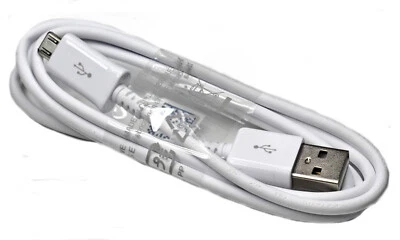 Handy USB Ladekabel Datenkabel für Samsung  1,5 Meter - Micro USB Farbe Weiß (3) - Bild 1 von 4