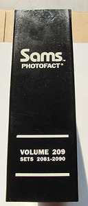 Carpeta Manual Sams Photofact, Volumen 209, Juegos 2081-2090, Esquemas Electrónicos - Imagen 1 de 2