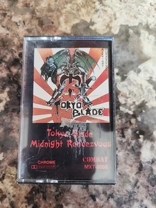 1984 TOKYO BLADE MIDNIGHT RENDEZVOUS HEAVY METAL CASSETTE ENGLAND - Picture 1 of 4
