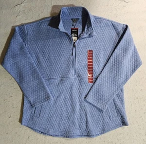 NWTs Eddie Bauer Women's Long Sleeve Quilted Half Zip Pullover $100 Retail Sz XL - Picture 1 of 14