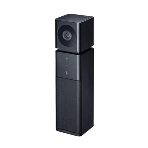 Sanwa Supply USB Speakerphone with Built-in Camera Microphone Wide Angle Full HD - Picture 1 of 9