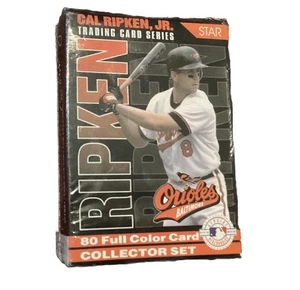 Star Cal Ripken Jr Trading Card Series 80 Full Color Collector Set Sealed Pack - Picture 1 of 4