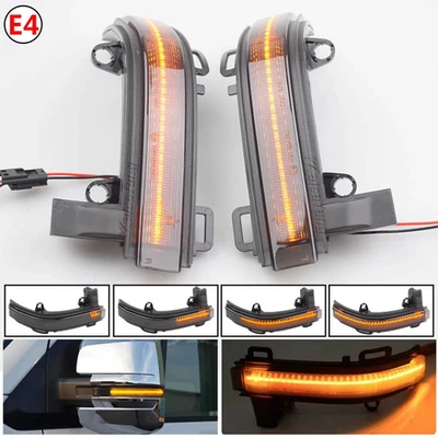 For Volkswagen Crafter MK2 SY/SZ 2017 2PCS BLACK Wing Side Mirror Blinker Light - Image 1 of 4