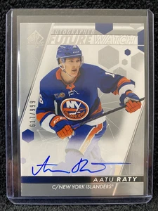 2022-23 SP Auténtico - Future Watch Automático - #199 Aatu Raty **617/999** - Imagen 1 de 2